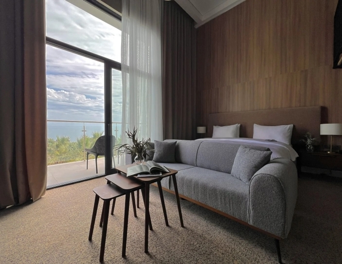 Duplex Дуплекс с балконом (вид на море или горы) Двухуровневый номер с лестницей - Отель Ashamta Hotel & Spa Afon / Ашамта Отель и Спа Афон